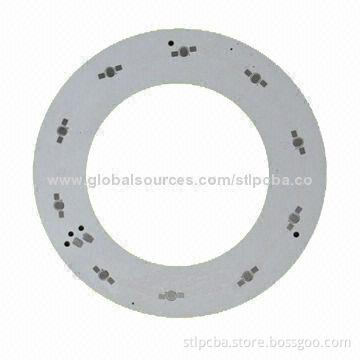 Aluminum Round LED PCB Board, Single-sided